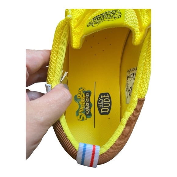 Hey DUDE WALLY Funk SpongeBob Patrick Slip On Shoes Loafers Men’s Size 13 NEW - Picture 8 of 8